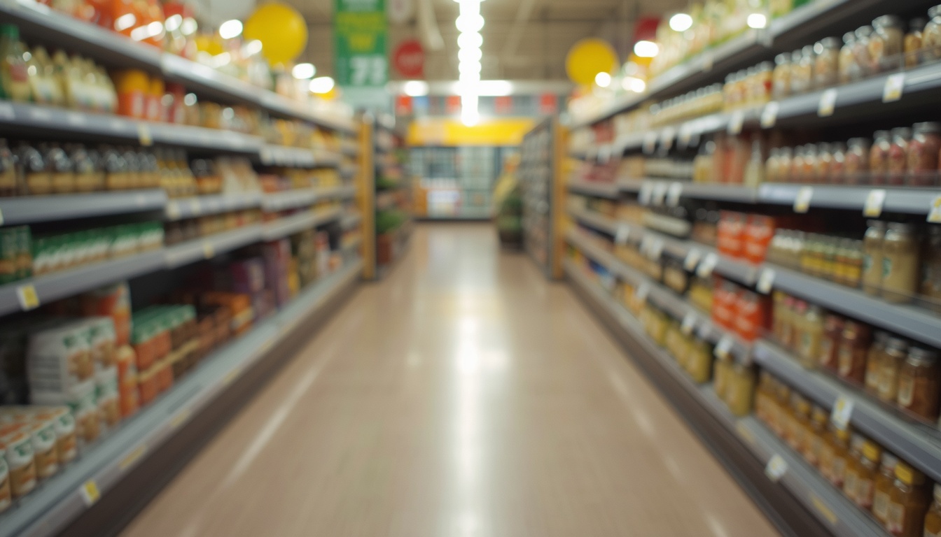 Smart grocery shopping with budget-friendly healthy food items